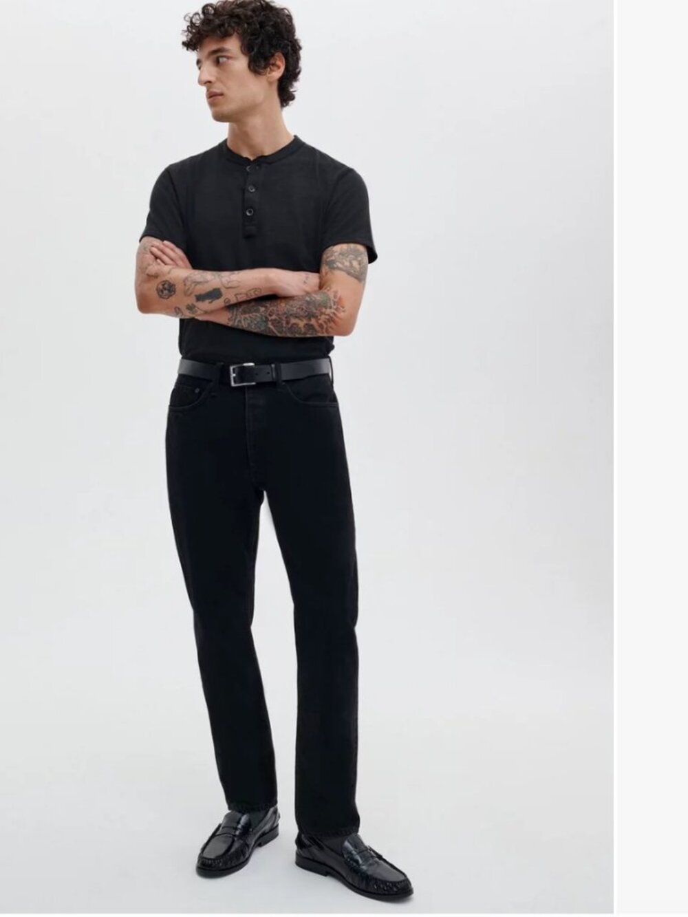 RAG & BONE Men's FIT 2 Black Slim Jeans 30Wx 32L